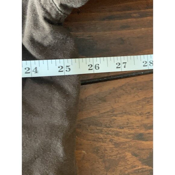 ShaverLake Brown Cotton Denim Jacket Size XL Full Snap Front Plaid - Picture 7 of 9